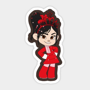 Vanellope's Trench Casual Sticker